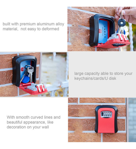 Caja De Seguridad De 4 Dígitos For Montaje En Pared