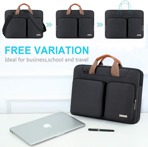 Lacdo 17.3 Inch 360° Protective Laptop Bag Sleeve Case Fo...