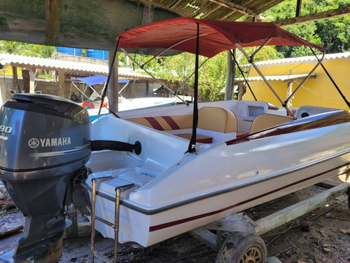 Lancha Real Eagle 19 Pés Com Motor 4 Tempos
