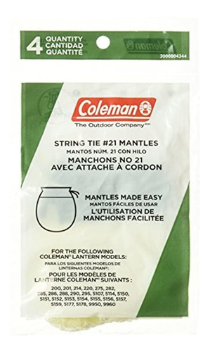 Coleman - Manto Estilo Corbata (4 Unidades)