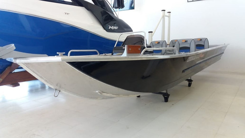 Lancha Alumínio Nublar 600 Pesca Com Motor 40hp Novo