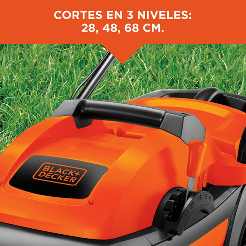 Imagen 7 de 11 de Podadora De Césped 12'' 1000w Black+decker Gr3000-b3