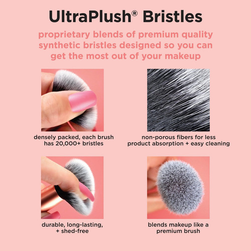 Set De Brochas De Maquillaje Real Techniques Au Naturale 9 P
