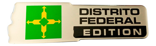Adesivo Emblema Resinado Estado Distrito Federal Edition