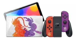 Nintendo Switch Oled Edición Pokémon Escarlata Y Púrpura