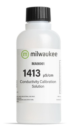 Solucion Calibracion Conductividad 1413s/cm Milwaukee 230 Ml