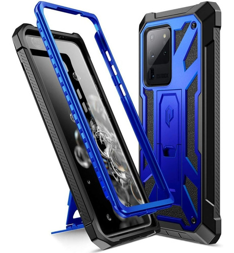 Case Cover Protector Antigolpe Galaxy S20 Ultra Azul