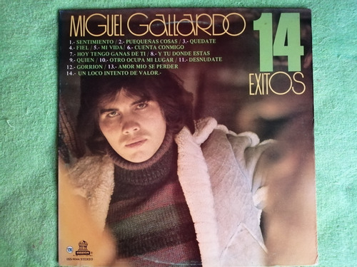 Eam Lp Vinilo Miguel Gallardo 14 Exitos 1985 Edic. Americana
