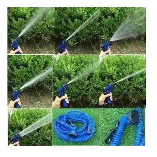 Manguera Agua Expandible Magic Hose Con Pistola 15 Mt Lavado
