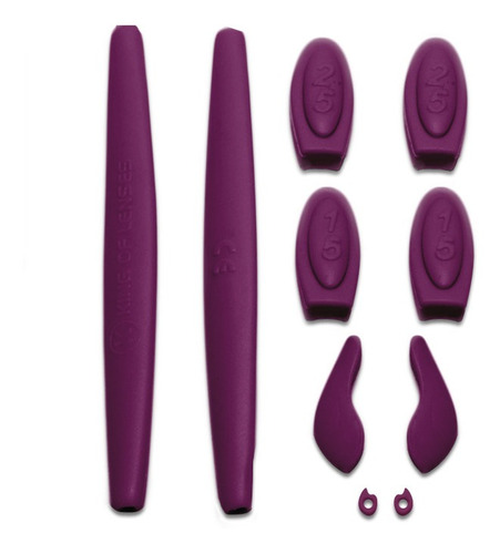 Kit De Borrachas Para X-squared - Roxo Escuro