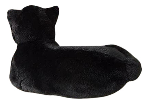 . Figura De Gato Negro Abrazable, Dibujo Animado