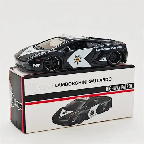 Y+ +-burago 1:64 Lamborghini Gallardo Patrulha Rodoviária