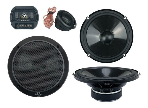 Juego De Componente Audiopipe 6 250 Watts 80 Rms Medio Agudo