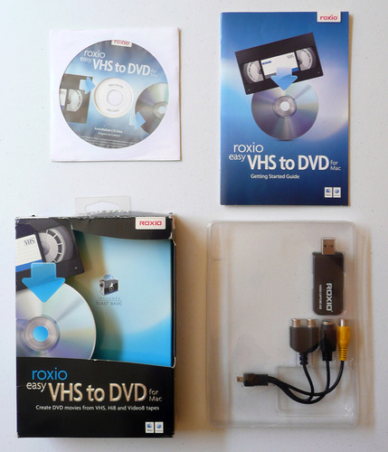 Roxio Easy Vhs To Dvd Para Mac Computadoras Apple (Usado)