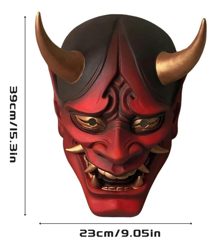 Disfraz De Horror Hannya, Máscara De Halloween Para Cosplay