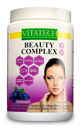 Beauty Complex Colágeno Hidrolizado + Acido Hialurónico 240g