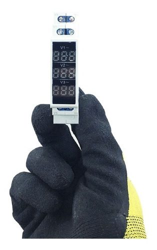 Voltimetro Modular Trifasico Gralf Gf-500vr3 80-500v R/din