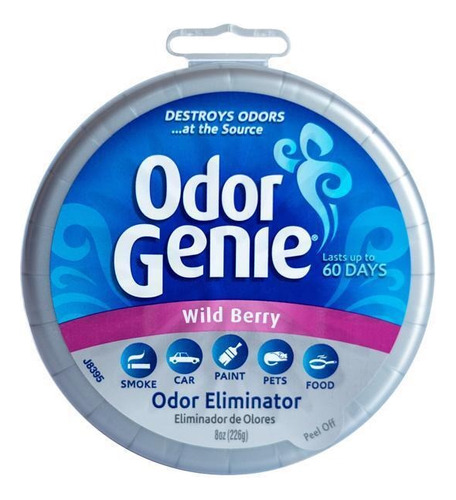 Eliminador De Olores Aromatizante Odor Genie- Wild Berry226g