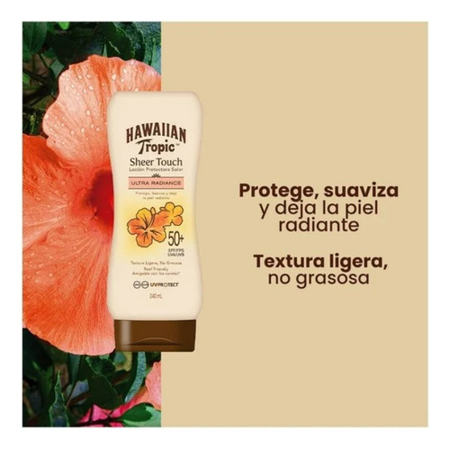 Hawaiian Tropic Bloqueador Sheer Touch Fps50 240ml