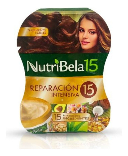 12 Sobres Nutribela15 Tratamiento Hidratante Para El Cabello