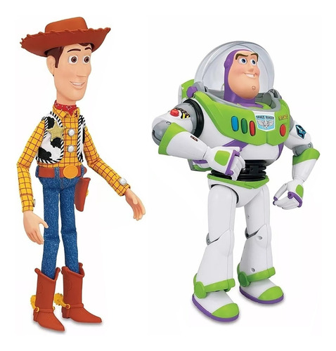 Toy Story Buzz Woody Amigos Parlante Habla Pce 64128 Bigshop