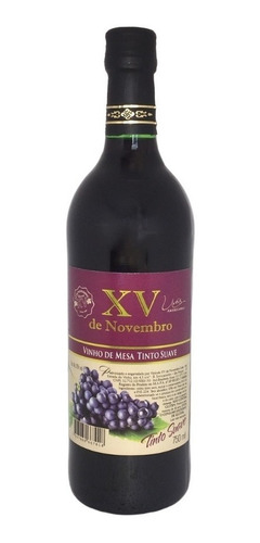 Vinho Tinto Suave Isabel 750ml - Xv De Novembro