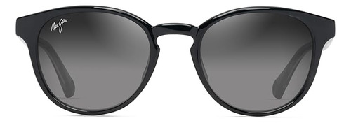 Maui Jim Gafas De Sol Redondas Hiehie Negras