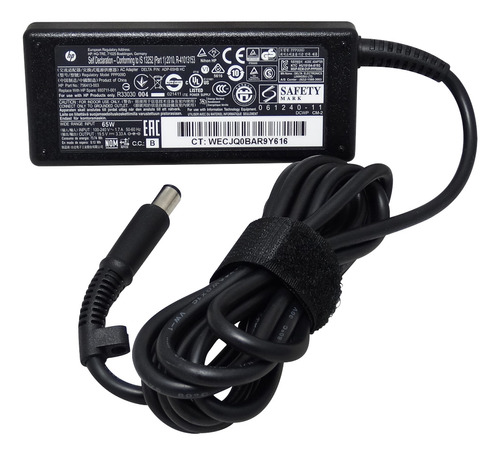 Fonte Hp 65w 19.5 V Bivolt Para Notebook 756413-003