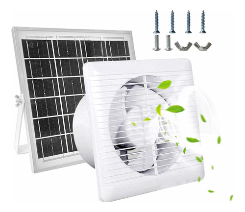 Ventilador Solar Para Invernadero, Panel Solar De 12 W  Vent