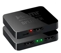 Comprar Splitter Hdmi 1x2 Full Hd 4k 3d 1080p 60hz Multiplica Señal