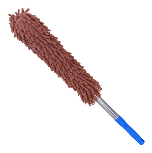 Imagen 10 de 10 de Plumero Microfibra 1 Mts Mango Extensible Cepillo Lava Auto