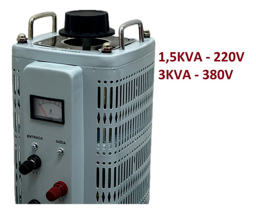 Regulador Tensão Trifásico Jng Variac Tsgc2-3 3kva 220/380v