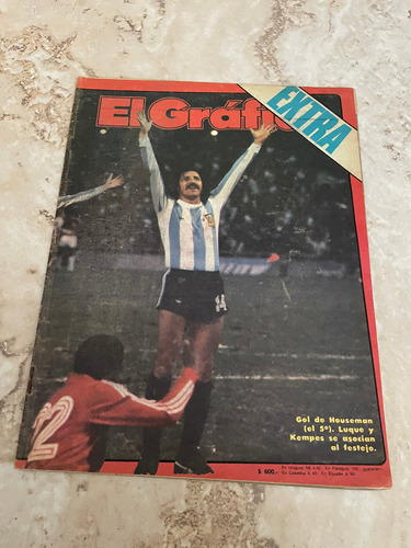 Mundial 1978 Argentina 6 Peru 0 El Grafico Extra (Usado)