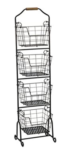 Gourmet Basics By Mikasa Ferme Cesta De Mercado De Almacenam