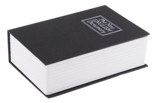N Fuerte De Caja De Dinero Forma De Libro De Cerradura Mini