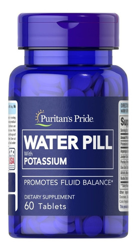 Puritan's Pride | Water Pill With Potassium | 60 Tablets