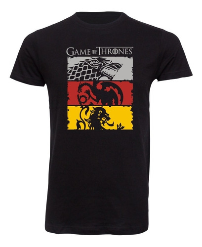 Poleras Para Hombre Game Of Thrones  Juego De Tronos 3 Casas