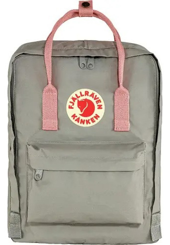 Mochila Kanken Fjallraven Classic 16 Lts Color Fog-pink Diseño de la tela Combinado