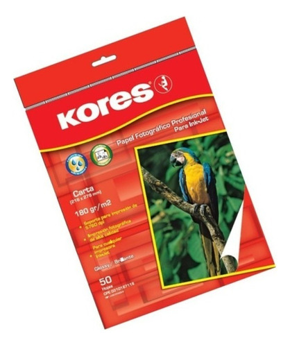 Papel Fotografico Brillante/ Glossy Marca: Kores X 50 Und.