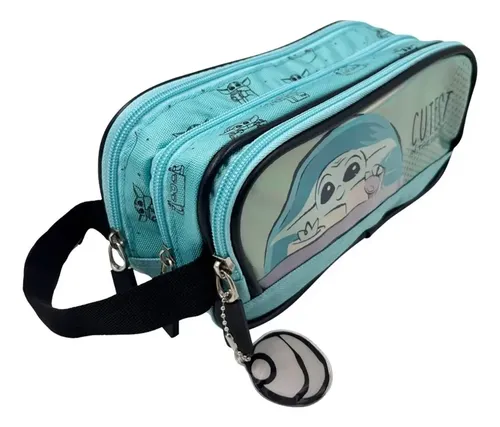 Pack Escolar Mochila Baby Yoda Star Wars Nido Turquesa Baby Yoda ...