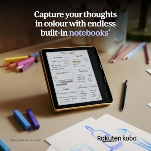 Kobo Libra Colour Ereader Pantalla Kaleido 3 Color Negro
