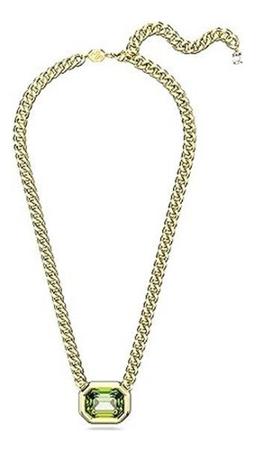 Collar Con Colgante Swarovski Millenia, Cristales Verdes De