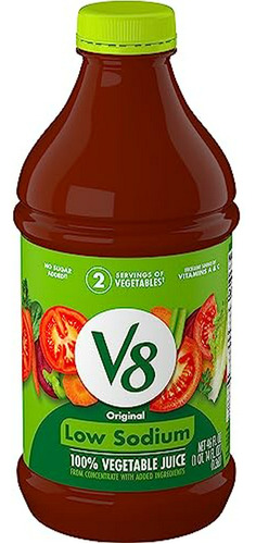 Jugo V8 Original Bajo Sodio, 46 Oz Botella