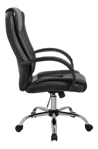 Sillon Oficina Silla Ejecutivo Escritorio Premium Gerencial Color Negro Material del tapizado Cuero sintético