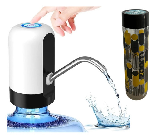 Dispenser De Agua Automatico Usb Bomba De Bidones  + Botella