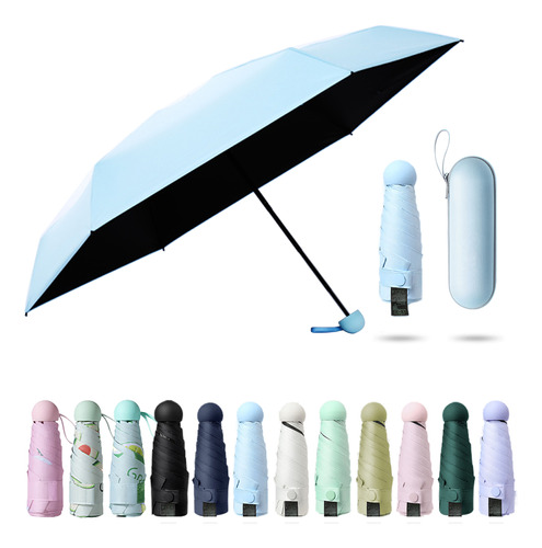 Paraguas Con Doble Protección, Sombra De Viaje Para Niñas Y