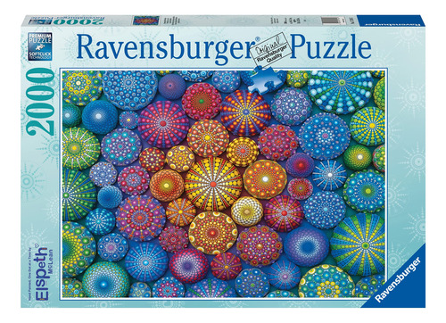 Puzzle Ravensburger Radiating Rainbow Mandalas De 2000 Pieza