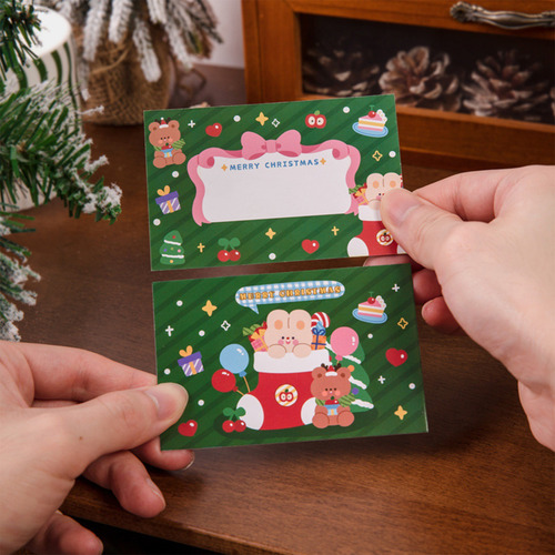 Cartões De Decoração De Natal, Desenhos Animados, Raspadinha