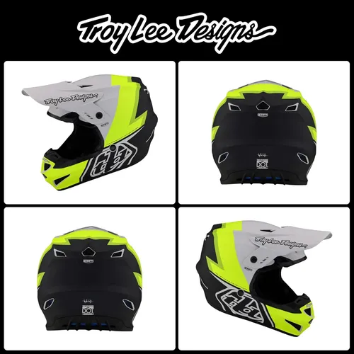 Casco Troy Lee Designs Gp Para Motocross Mx, Mallas Ligeras