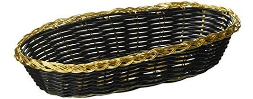 Winco Oblong Woven Basket, 9-inch By 6.5-inch By 2.25-inch, 